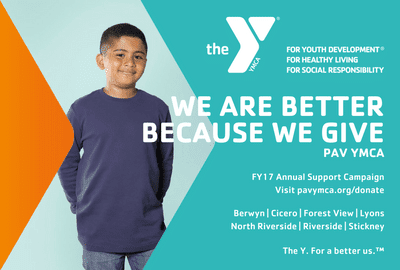 Pav YMCA Donor Recognition Lawn Sign